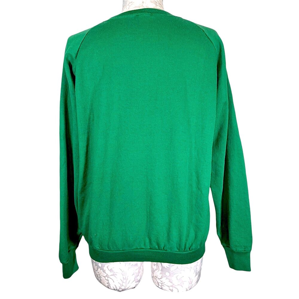 Vintage Garan NFL Eagles Sweatshirt Kelly Green 80s - Picture 12 of 13